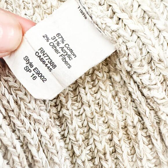 Madewell Knit Sleeveless Sweater Heavy Cream Beige Size XS - Picture 4 of 5
